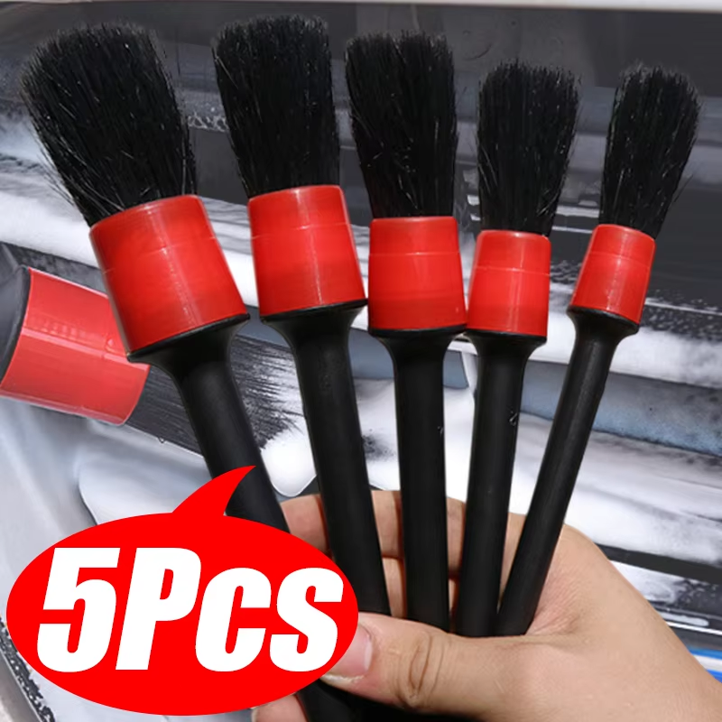 Car Detailing Brush Set For Dashboard Air Outlet Wheel Cleaning Brushes 5