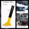 Snow Frost Ice Removal Shovel Scraper for Car Windshield Triangle Window Tinting Squeegee with Non-Slip Long Handle