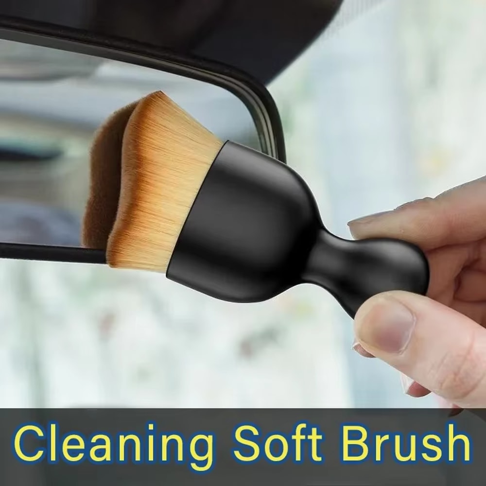 Artificial Car Brush Car Interior Detailing Tool Soft Brush For Dusting Air Vents 3