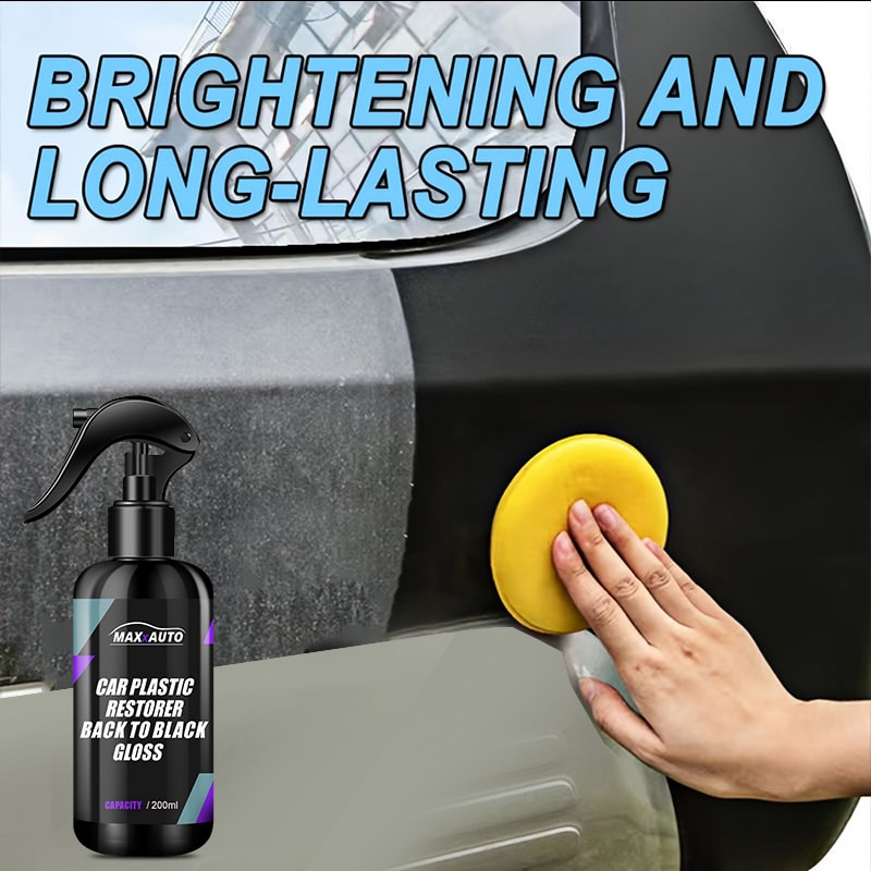 Plastic Restorer Car Gloss Renovator Leather Restore Longlasting Auto Polish Cleaning Product 3