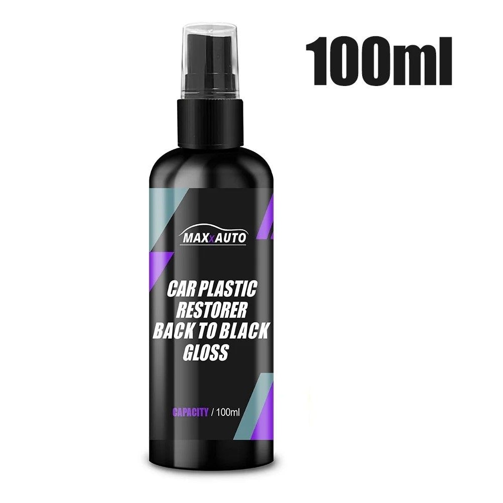 Plastic Restorer Car Gloss Renovator Leather Restore Longlasting Auto Polish Cleaning Product 7