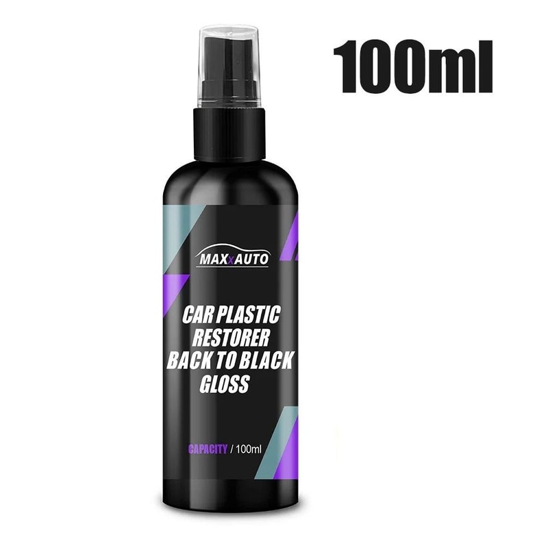 Plastic Restorer Car Gloss Renovator Leather Restore Longlasting Auto Polish Cleaning Product 7
