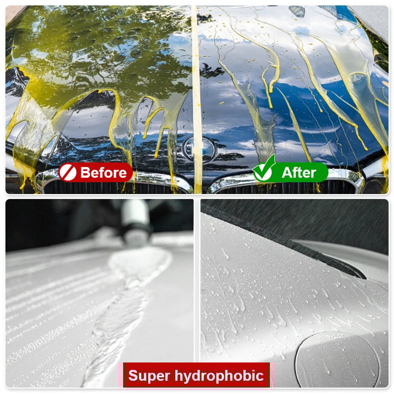 Nano Crystal Car Polish Ceramic Coating Liquid Hydrophobic Layer For Paint Protection 3