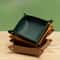 Desktop Storage Tray Organizer PU Leather Basket For Jewelry Cosmetic Key Stuff 0