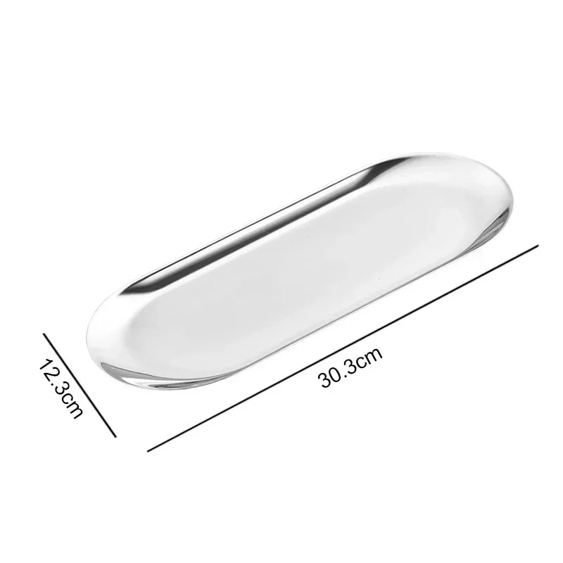 Nail Art Equipment Plate Stainless Steel Cosmetic Storage Tray False Nails Dish Doctor Surgical Den 9