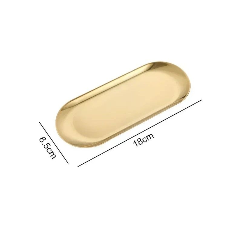 Nail Art Equipment Plate Stainless Steel Cosmetic Storage Tray False Nails Dish Doctor Surgical Den 6