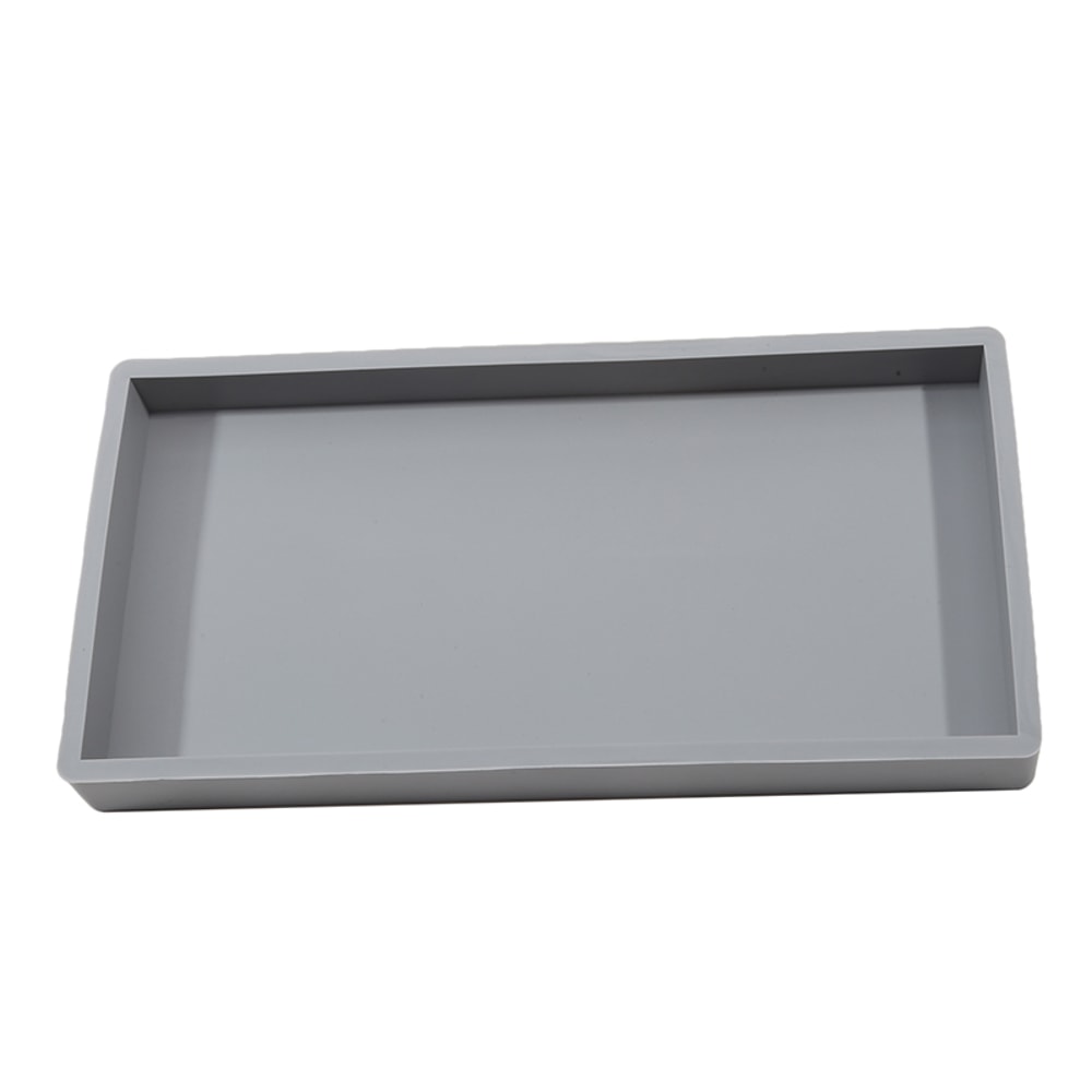 Bathroom Vanity Silicone Tray For Soap Dish Soap Sponge Perfume Candle Countertop Storage Tray 5