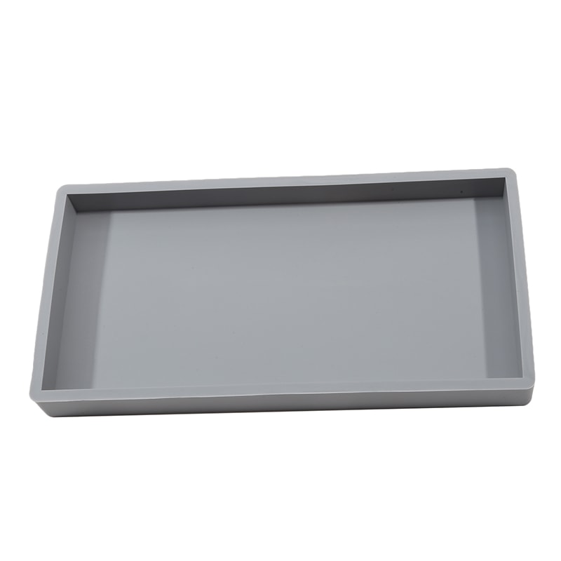 Bathroom Vanity Silicone Tray For Soap Dish Soap Sponge Perfume Candle Countertop Storage Tray 5