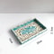 Colorful Storage Container, Rectangular Shell Tray, Decorative Storage Board