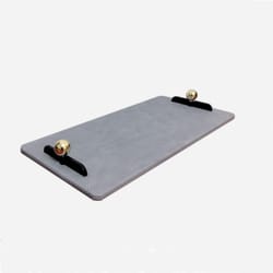 living room ornaments leather storage tray rectangular makeup jewelry tray for bedroom coffee table