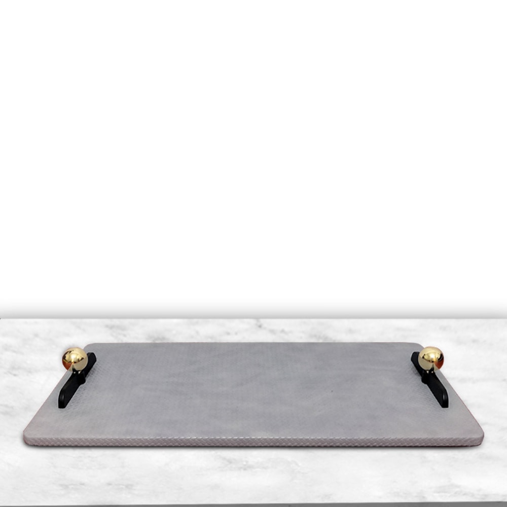 Living Room Ornaments Leather Storage Tray Rectangular Makeup Jewelry Tray For Bedroom Coffee Table 1