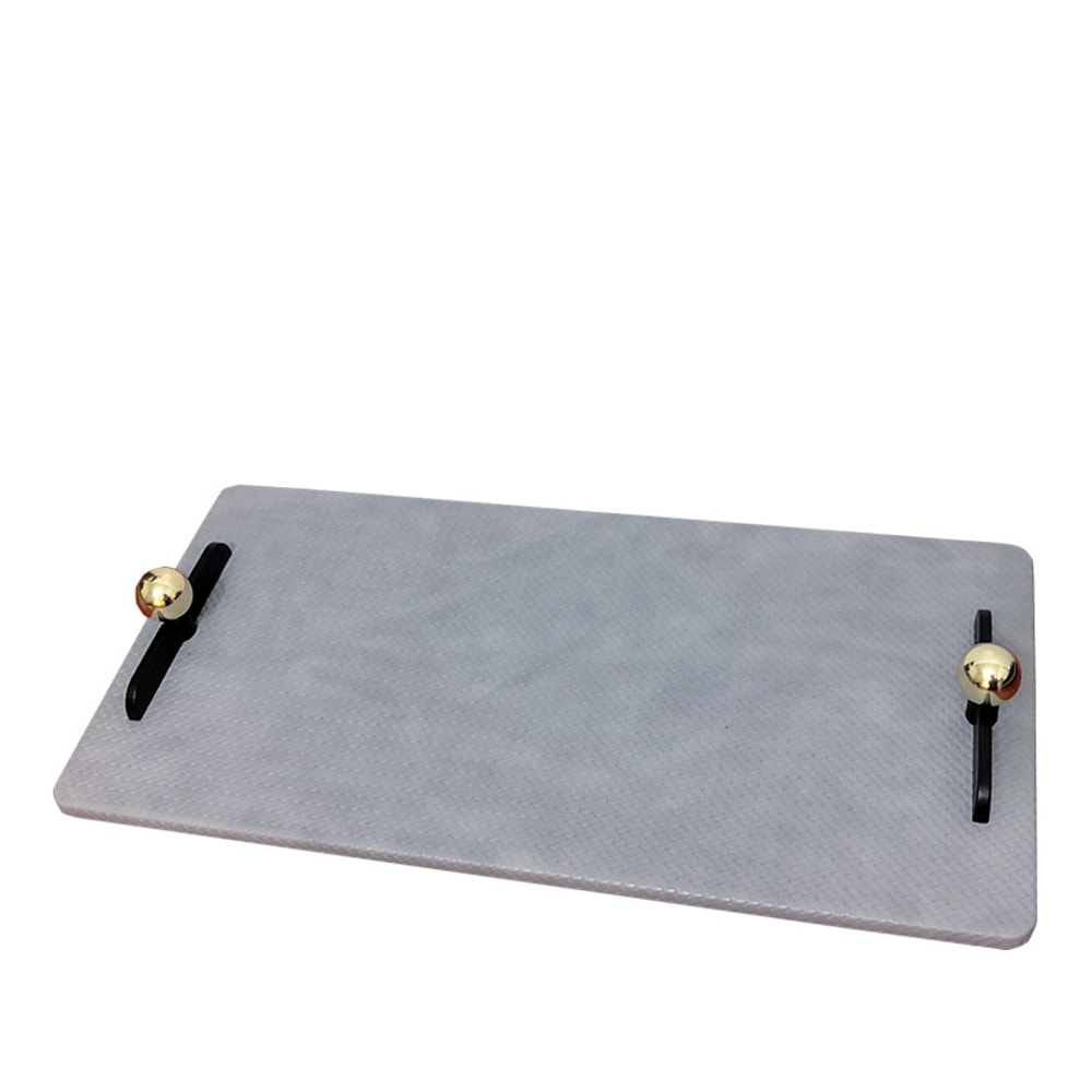 Living Room Ornaments Leather Storage Tray Rectangular Makeup Jewelry Tray For Bedroom Coffee Table 2