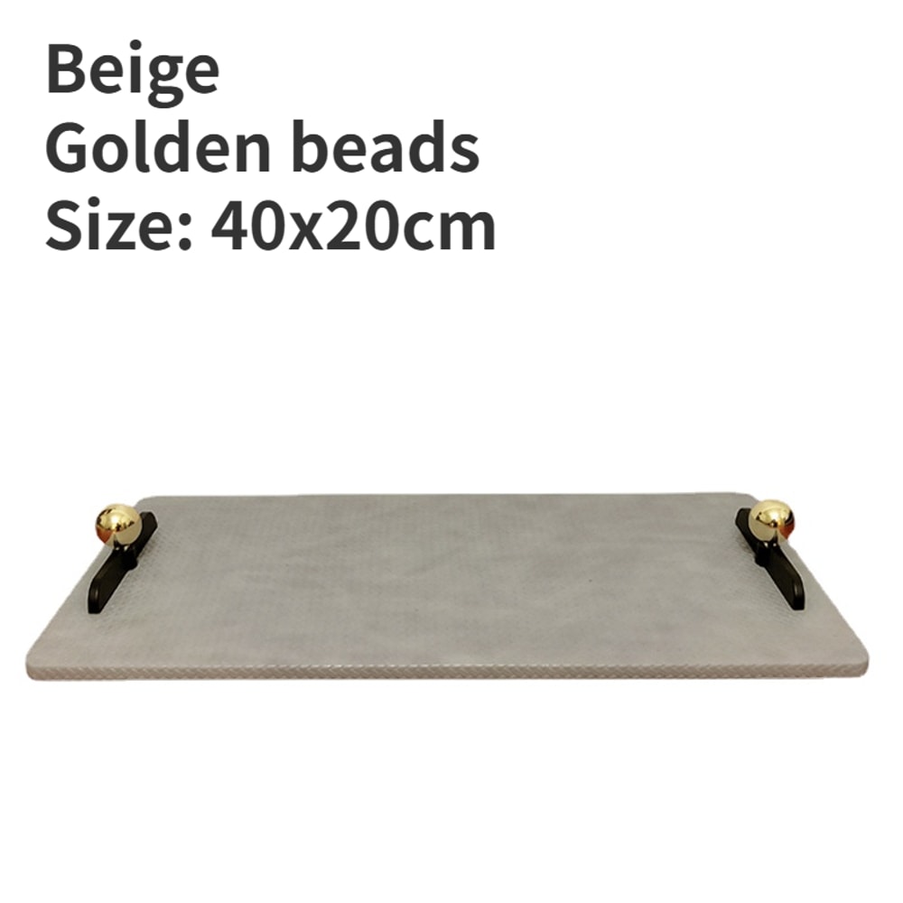 Living Room Ornaments Leather Storage Tray Rectangular Makeup Jewelry Tray For Bedroom Coffee Table 8