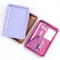 Colorful Stainless Steel Nail Tray Multifunctional Desktop Storage For Nail Art Nail Tools Tray For 2