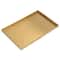 Gold Plate Modern Metal Rectangle Storage Tray for Cosmetic and Jewelry Display Stainless Steel Tray