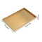 Gold Plate Modern Metal Rectangle Storage Tray for Cosmetic and Jewelry Display Stainless Steel Tray