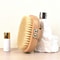 Natural Bristles Wet Dry Skin Body Brush Exfoliating Massage Cleaning Tool For Cellulite Lymphatic 2