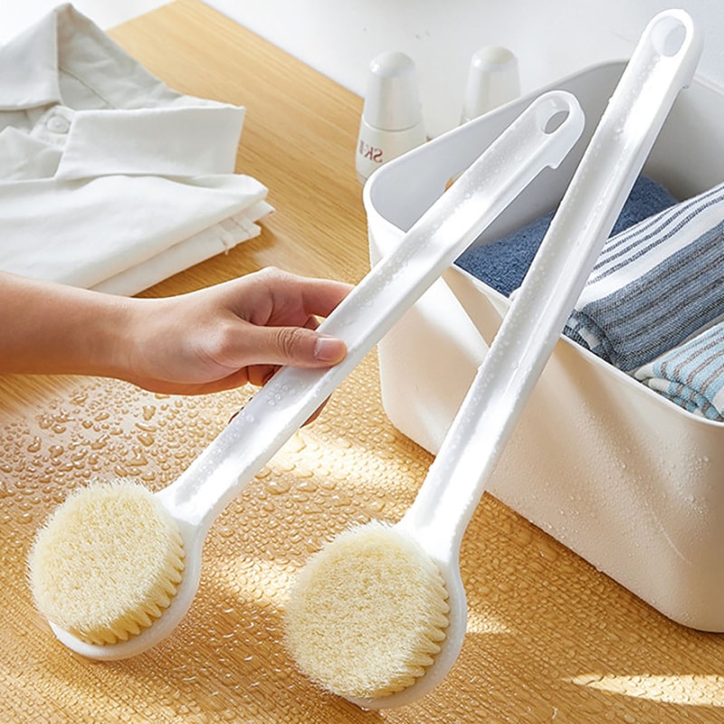 Bath Brush Long Handle Soft Hair For Back Rubbing And Body Scrubbing 0