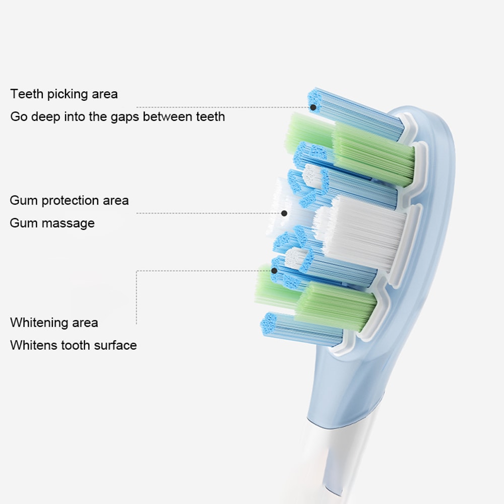 Sonic Sweep Vibration Electric Toothbrush Replacement Head Original Brush Heads 4