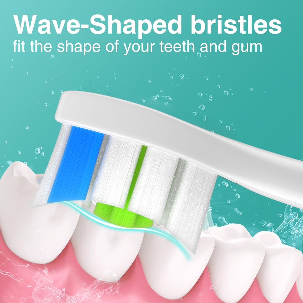 Replacement Toothbrush Heads For Philips Soft Electric Brush Compatible Pack 1