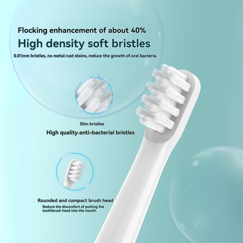 Universal Adaptive Electric Toothbrush Head Compatible Sonic Replacement Brush Head Soft Bristle 1