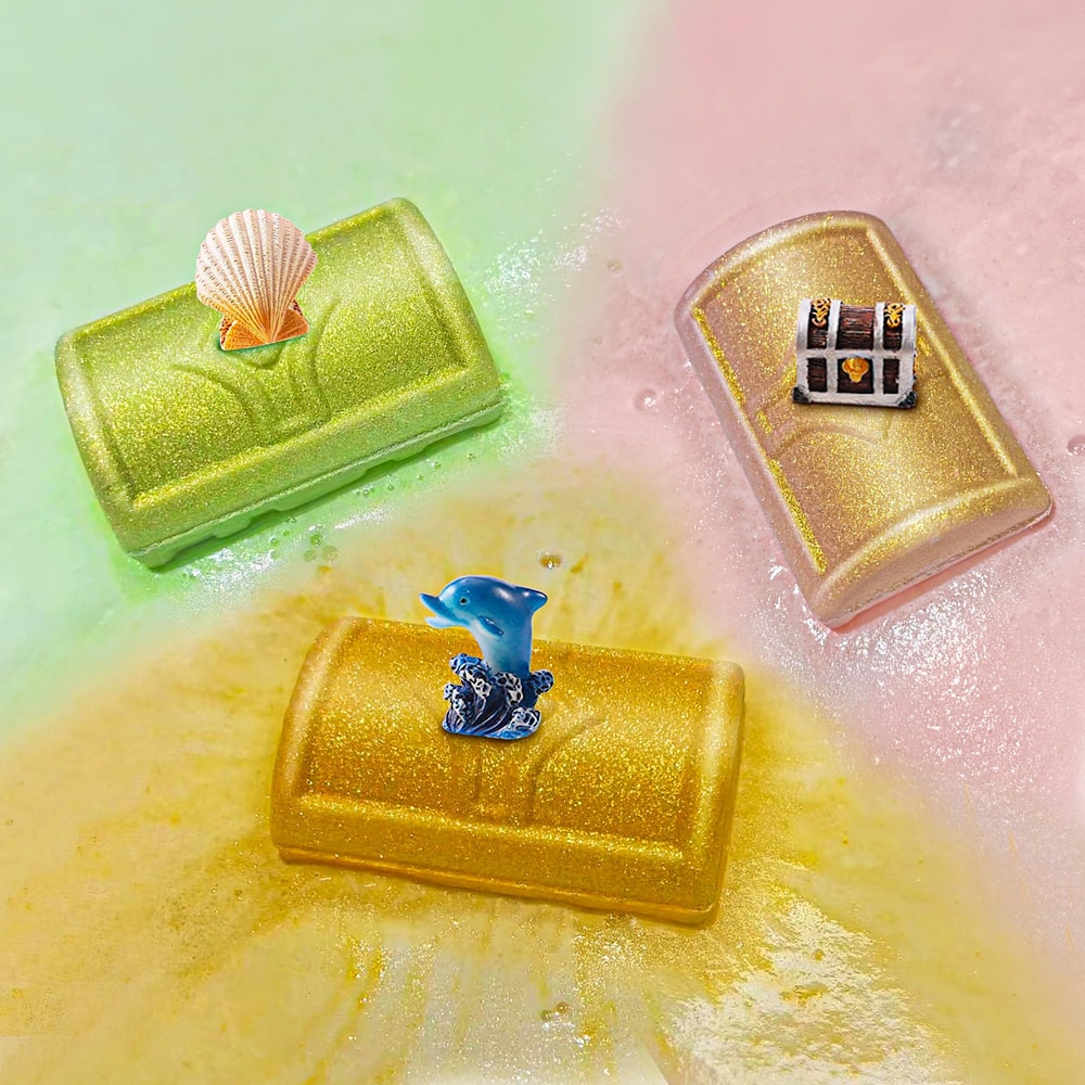 Bath Bombs For Kids With Surprise Toys Inside Treasure Chest Bath Bombs Gift Set For Kids 2