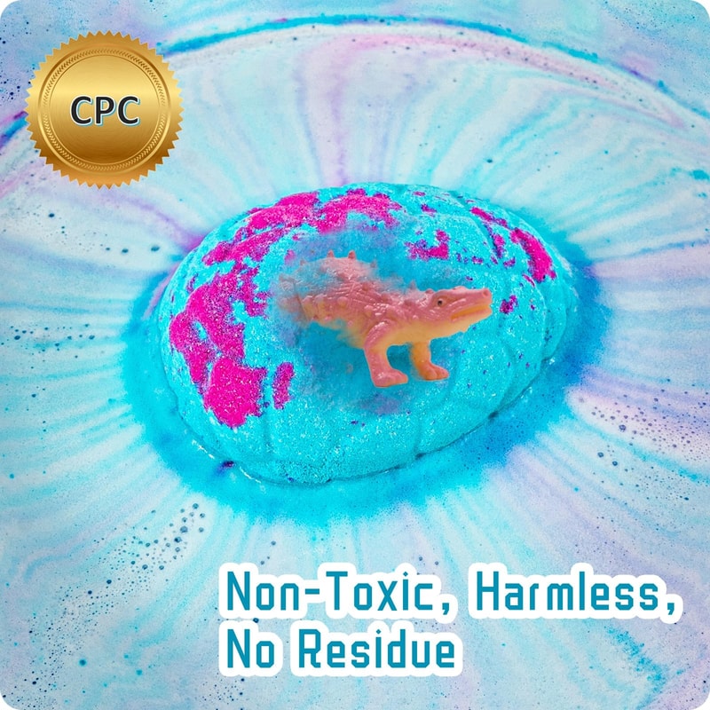 Dinosaur Bath Bombs For Kids With Surprise Toys Inside Gift Set 2