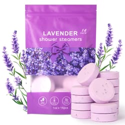 natural lavender shower bomb essential oil moisturizing bath salt tablets stress relieving for men and women