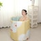 Portable Folding Bathtub Simple Bathtub Longlasting Durable Thick Adult Bathtub With Temperature Co 3