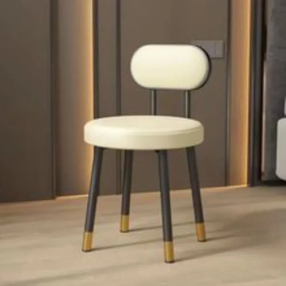Breathable Creative Dining Chair Home Light Luxury Dining Table And Chair Soft Packaging Bedroom Dr 2