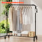 Floor Standing Metal Clothes Rack Detachable Storage Easy To Assemble Convenient Clothes Rack 0
