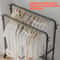 Floor Standing Metal Clothes Rack Detachable Storage Easy To Assemble Convenient Clothes Rack 3