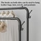 Floor Standing Metal Clothes Rack Detachable Storage Easy To Assemble Convenient Clothes Rack 4