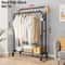 Floor Standing Metal Clothes Rack Detachable Storage Easy To Assemble Convenient Clothes Rack 7