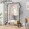 Floor Standing Metal Clothes Rack Detachable Storage Easy To Assemble Convenient Clothes Rack 5