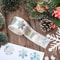 Laser Silver Winter Snowflake Stickers Roll of Christmas Waterproof Self-Adhesive