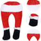 Filled Christmas Tree Topper Christmas Santa Leg Decorations Holiday Party Fireplace Ornaments 4