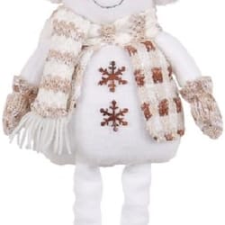 christmas decorations santa snowman reindeer plush dolls adjustable extendable indoor tabletop ornaments