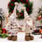 Christmas Decorations Santa Snowman Reindeer Plush Dolls Adjustable Extendable Indoor Tabletop Orna 2