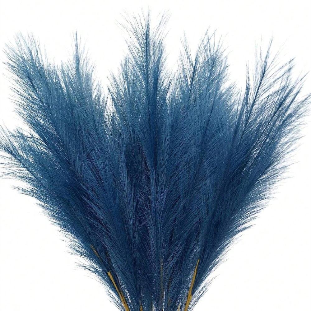 Large Red Artificial Pampas Tree Branches Tall Faux Grass For Wedding Party Decoration 11