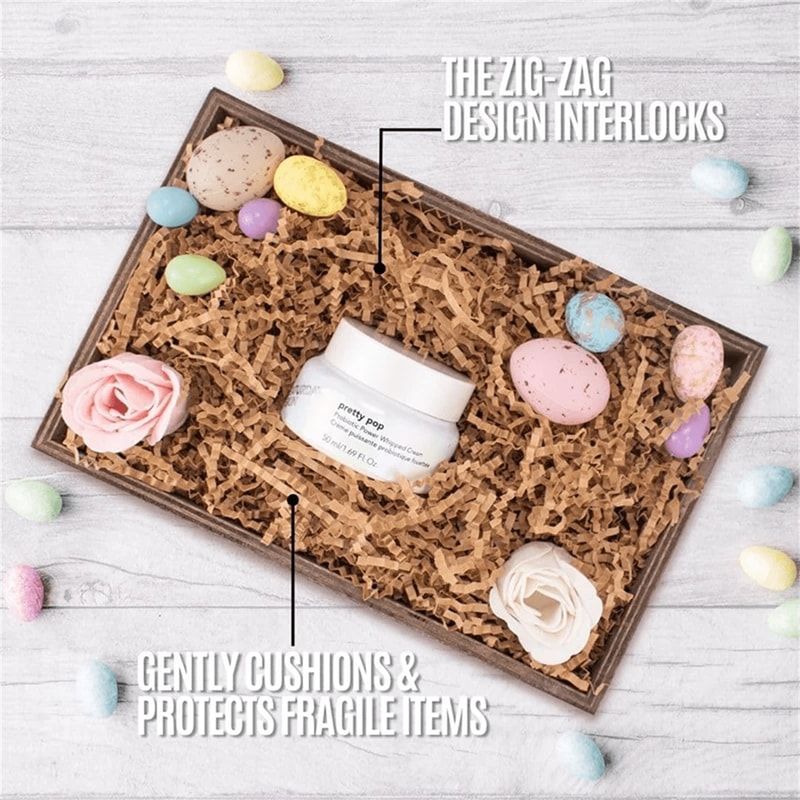 Multiple Colorful Shredded Paper Gift Box Filler Crinkle Cut Wedding Birthday Party Packaging