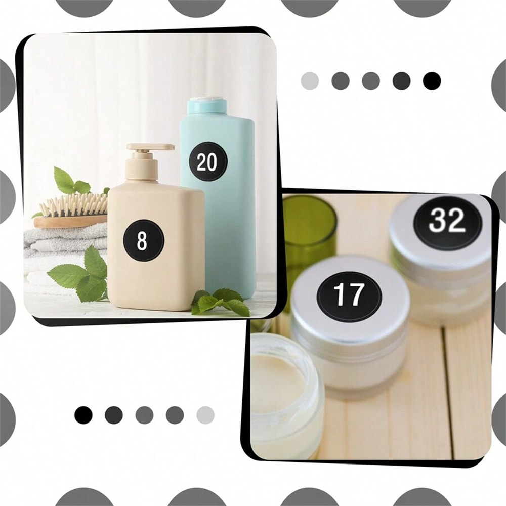 Waterproof Vinyl Number Stickers Sheets Consecutive Decals SelfAdhesive For Party Gift Decoration 3