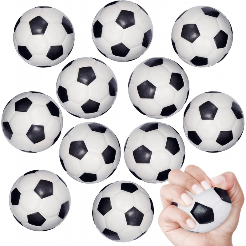 Mini Sports Balls Set for Kids Party Toy Soccer Ball Football Squeeze Foam for Relaxation and Stress Relief