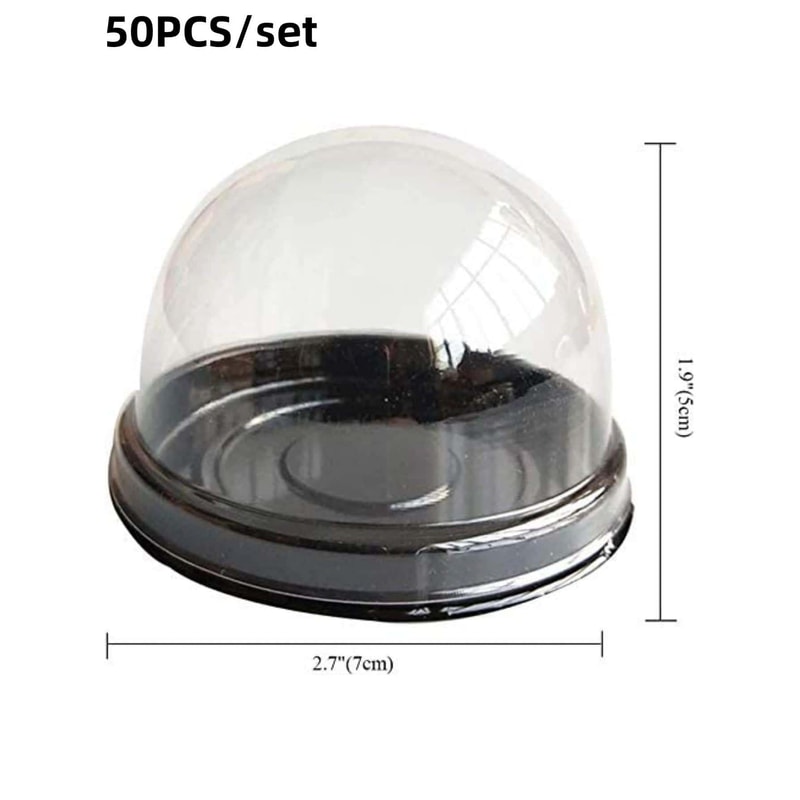 Plastic Cake Boxes for Party Supplies Gift Packaging Weddings Birthdays Desserts and Baking Decorations