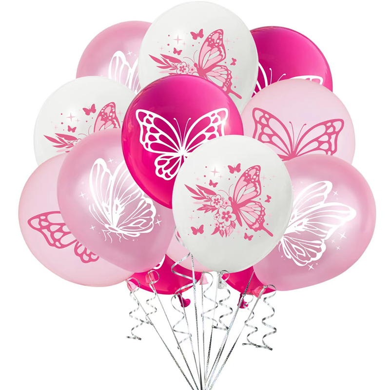 Butterfly Theme Latex Balloons For Wedding And Birthday Party Decoration 0