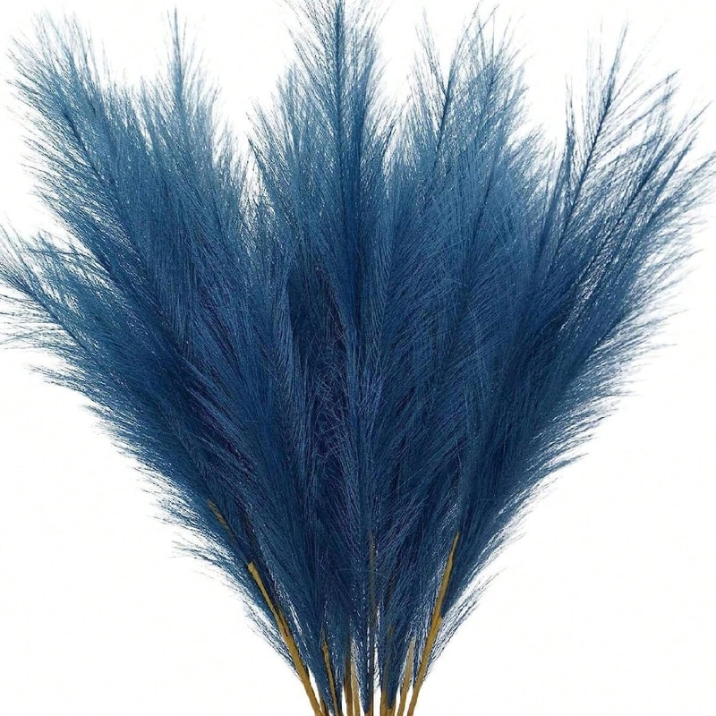 Large Pampas Tree Branches Artificial Reeds Tall Plush Faux Grass For Wedding Decoration 8