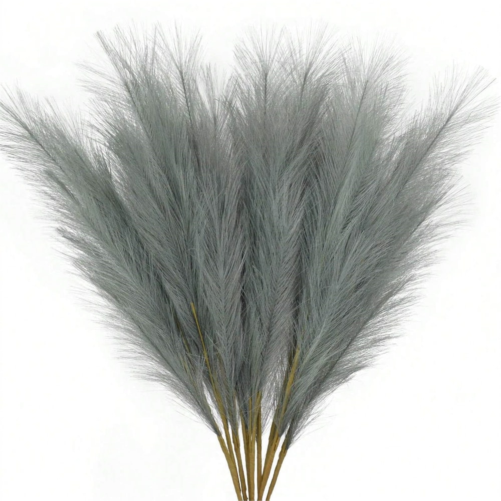 Large Pampas Tree Branches Artificial Reeds Tall Plush Faux Grass For Wedding Decoration 12
