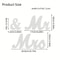 Wooden Mr and Mrs Sign Wedding Ceremony Check-In Desk Dining Table Home Hotel Decoration