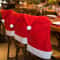 Festive Holiday Decorations for Home and Party Christmas Chair Covers Durable Seat Protectors