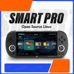 smart pro trimui handheld game console ips screen linux joystick rgb lighting retro video game gift